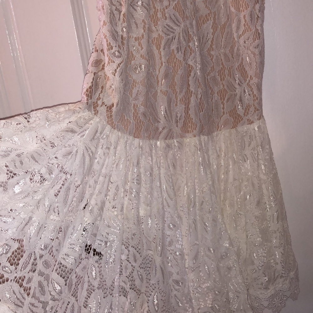 Here Comes the Sun White Lace Dress - Picture 4 of 4